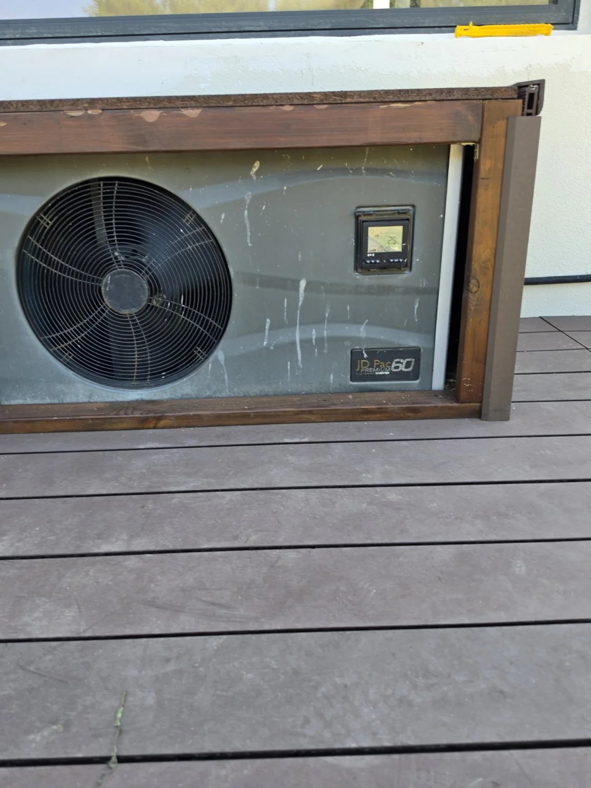 Installation pompe à chaleur piscine JetBlack Fi